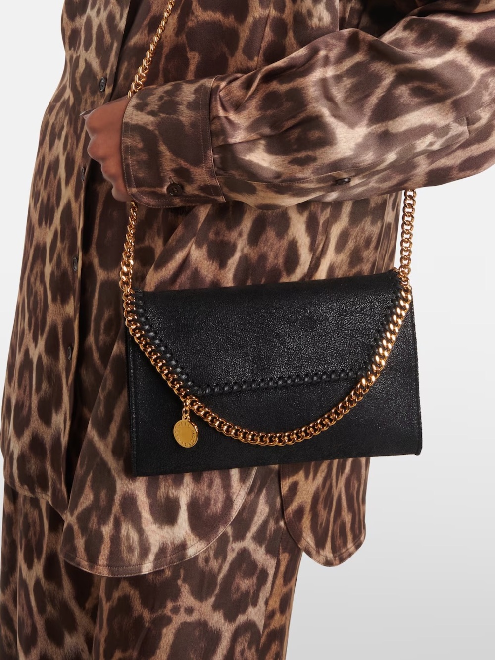 Stella McCartney Falabella Box Leather Crossbody Bag - Picture 2 of 6